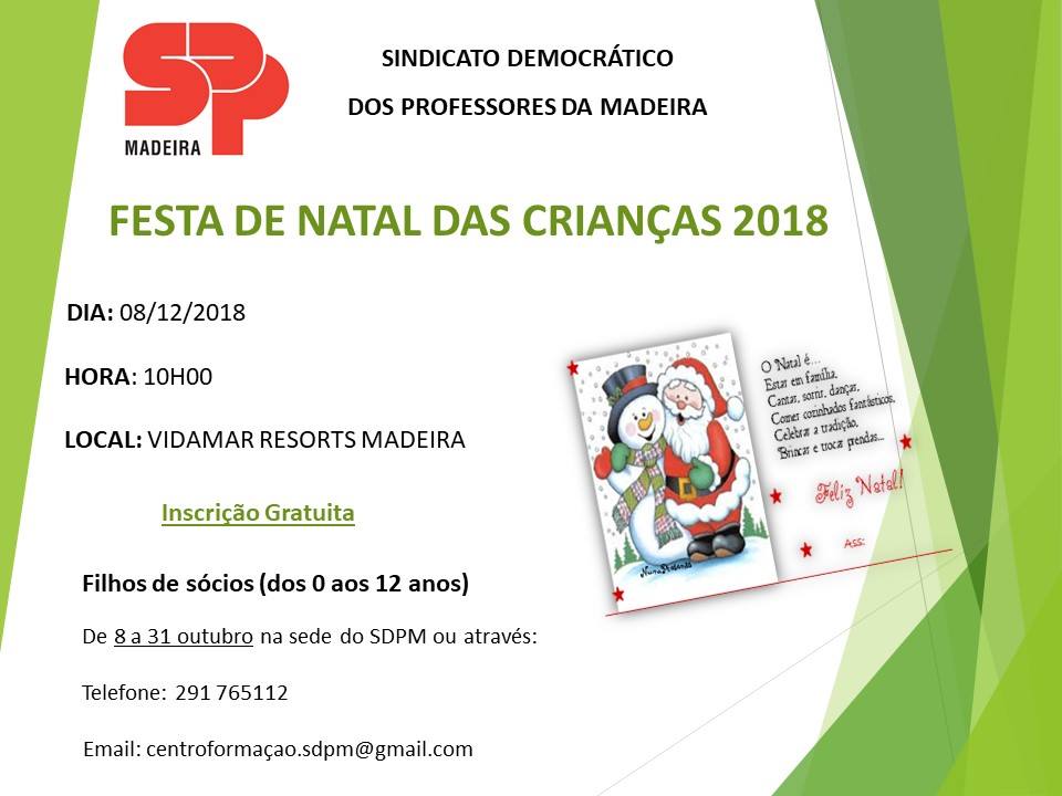 Festa de Natal das Crianças 2018 | SDPM