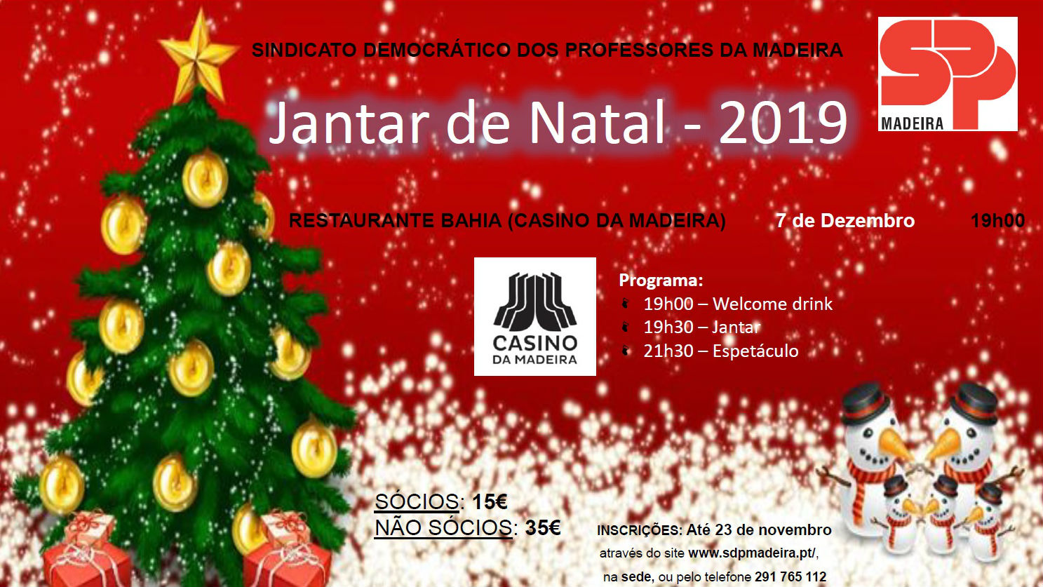 Jantar de Natal SDPM 2019