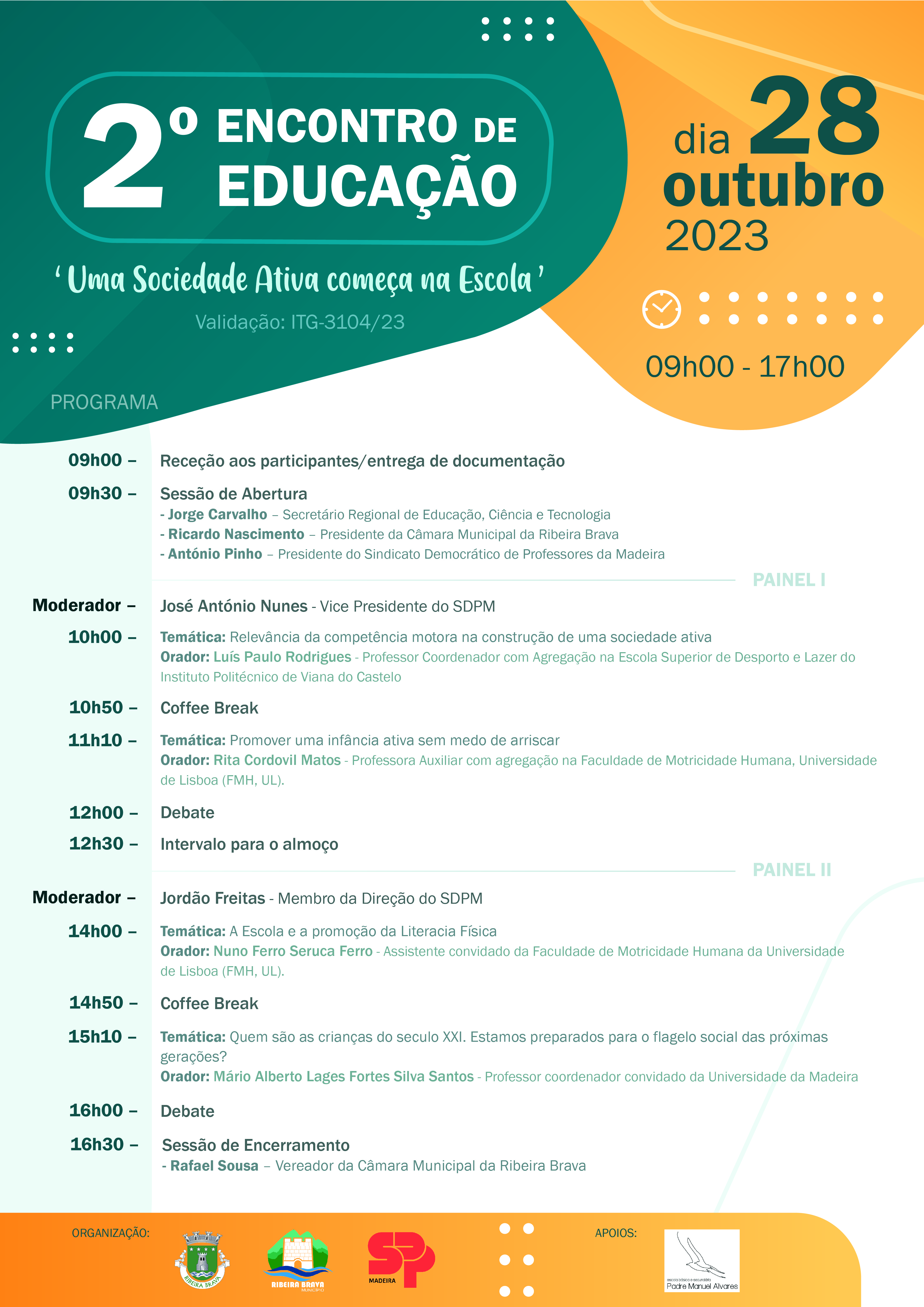 2.º Encontro de Educação | SDPM